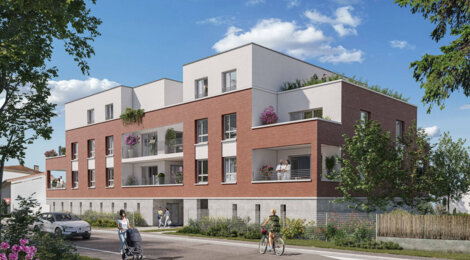 Programme immobilier neuf Jules & louis - Toulouse proche du bus L2 vers le centre (31000) - Référence : 16256