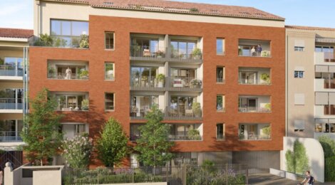 Programme immobilier neuf Aiga Viva - Toulouse quartier Bourrassol proche de Saint-Cyprien (31000) - Référence : 18549