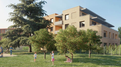 Programme immobilier neuf Le Célène - Toulouse quartier Raisin proche futur métro C (31000) - Référence : 17778