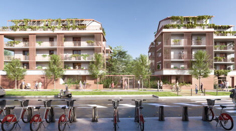Programme immobilier neuf L'allée des sens - Toulouse résidence proche du métro Borderouge (31000) - Référence : 13691