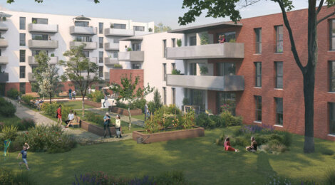 Programme immobilier neuf L'OUSTAL - Toulouse résidence sénior proche du parc de la Maourine (31000) - Référence : 9356