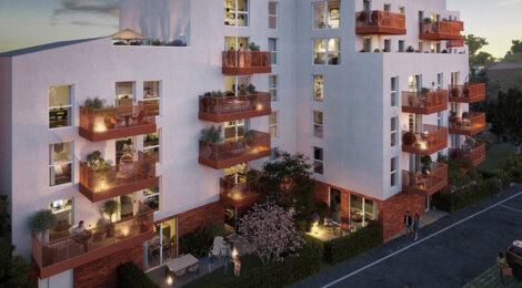 Programme immobilier neuf Wool - Tourcoing : appartements neufs du studio au 4 pièces en éco-quartier de l’Union (59200) - Référence : 15505