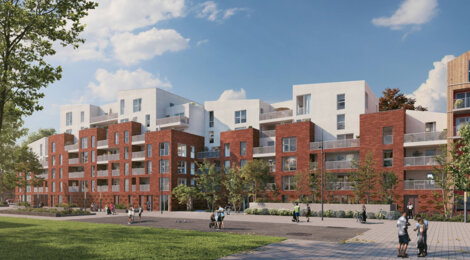 Programme immobilier neuf Wool - Tourcoing : appartements neufs du studio au 4 pièces en éco-quartier de l’Union (59200) - Référence : 15505