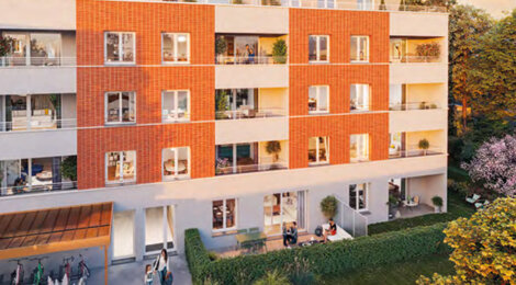 Programme immobilier neuf Osmose - Tourcoing centre-ville à deux pas  du métro (59200) - Référence : 15763
