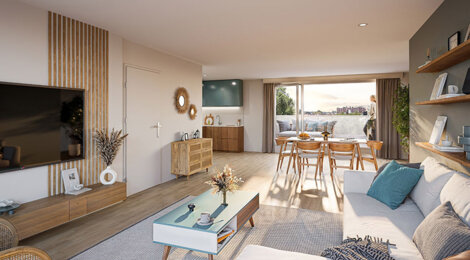 Programme immobilier neuf Quadreo - Tourcoing dans le quartier du Quadrilatère (59200) - Référence : 15760