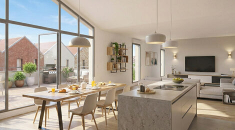 Programme immobilier neuf Quadreo - Tourcoing dans le quartier du Quadrilatère (59200) - Référence : 15760