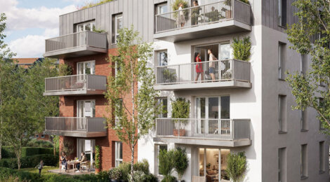 Programme immobilier neuf Nuances - Tourcoing métro M2 et gare accessibles à pied (59200) - Référence : 18395