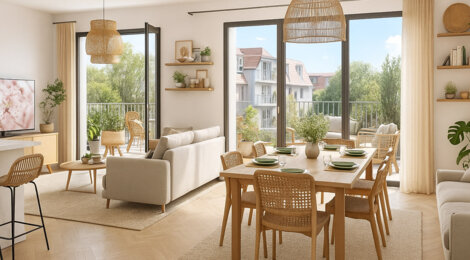 Programme immobilier neuf DOMAINE DU FERRAIN - Tourcoing proche de Neuville-en-Ferrain (59200) - Référence : 15761
