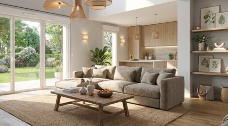 Programme immobilier neuf VILLAS DU GOLF - Tourgéville à deux pas du golf et de la plage de Deauville (14800) - Référence : 11835