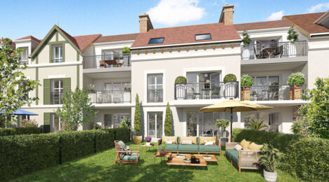 Programme immobilier neuf Les Jardins Jasmin - Tournan-en-Brie : appartements neufs T2–T4 à 600 m du RER E et Transilien P (77220) - Référence : 15906