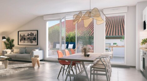 Programme immobilier neuf RESIDENCE SAINT PAUL - Tournefeuille : 33 appartements neufs à 30 min de Toulouse, espaces verts et luminosité (31170) - Référence : 14799