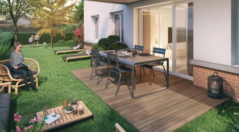 Programme immobilier neuf RESIDENCE SAINT PAUL - Tournefeuille : 33 appartements neufs à 30 min de Toulouse, espaces verts et luminosité (31170) - Référence : 14799