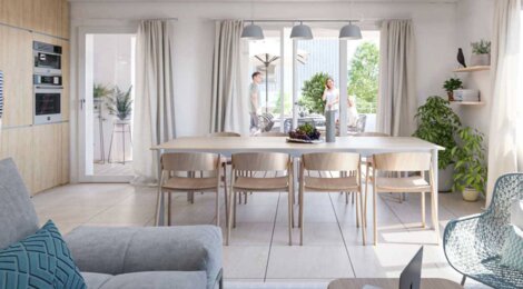 Programme immobilier neuf LES CASERNES - Tours à proximité de la future ligne de tramway T2 (37000) - Référence : 15344
