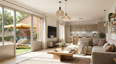 Programme immobilier neuf Hestia - Tours appartements et maisons dans le quartier des Prébendes (37000) - Référence : 17550