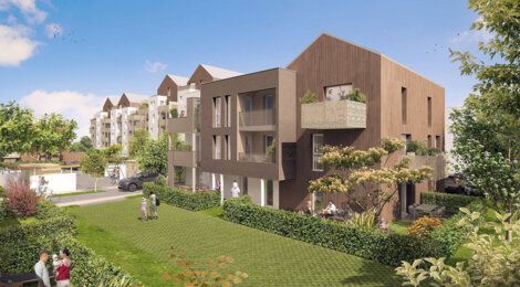 Programme immobilier neuf DOMAINE DE SUÈDE - Tours : appartements neufs du 2 au 4 pièces à 10 minutes du centre-ville (37000) - Référence : 15009