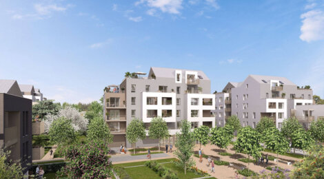 Programme immobilier neuf DOMAINE DE SUÈDE - Tours : appartements neufs du 2 au 4 pièces à 10 minutes du centre-ville (37000) - Référence : 15009