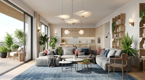 Programme immobilier neuf DOMAINE DE SUÈDE - Tours : appartements neufs du 2 au 4 pièces à 10 minutes du centre-ville (37000) - Référence : 17869