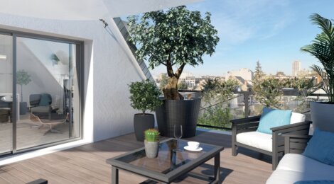 Programme immobilier neuf Villa City - Tours, appartements neufs et proximité Hôtel de Ville en quartier Febvotte (37000) - Référence : 11167
