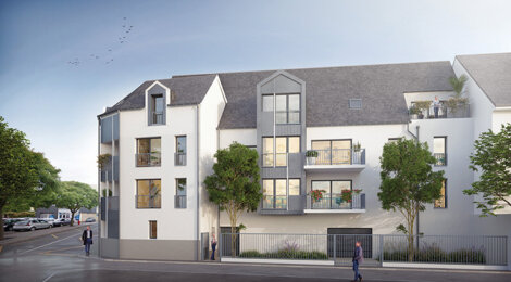 Programme immobilier neuf Villa City - Tours, appartements neufs et proximité Hôtel de Ville en quartier Febvotte (37000) - Référence : 11167