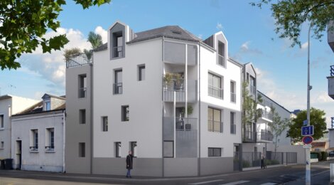 Programme immobilier neuf Villa City - Tours, appartements neufs et proximité Hôtel de Ville en quartier Febvotte (37000) - Référence : 11167
