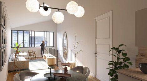 Programme immobilier neuf L'Hôtel LALOUX - TOURS - Tours : Appartements T2–T3 avec réhabilitation, proximité gare et cœur d’hypercentre (37000) - Référence : 14696