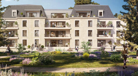Programme immobilier neuf Parc Coty - Tours : Appartements T2–T4 avec terrasses, vues paysagères et proximité Place Coty (37000) - Référence : 17036