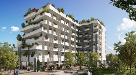 Programme immobilier neuf CHRYSALIDES - Tours : Appartements T2–T5 avec terrasses, balcons et proximité hypercentre dans le quartier Rive Sud (37000) - Référence : 14516