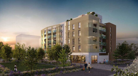 Programme immobilier neuf CHRYSALIDES - Tours : Appartements T2–T5 avec terrasses, balcons et proximité hypercentre dans le quartier Rive Sud (37000) - Référence : 14516