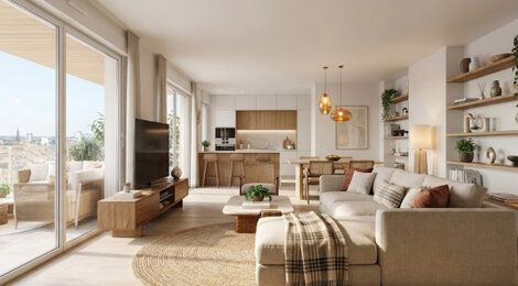 Programme immobilier neuf Skyline - Tours centre-ville adresse prisée proche quais (37000) - Référence : 17237