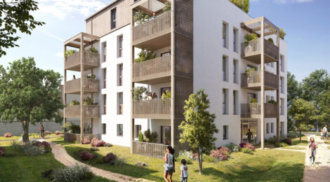 Programme immobilier neuf LES JARDINS DU LUXEMBOURG - Tours  proche tramway et commerces (37000) - Référence : 16745