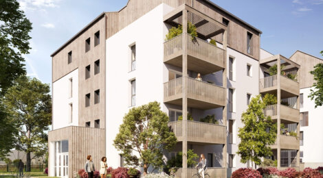 Programme immobilier neuf LES JARDINS DU LUXEMBOURG - Tours  proche tramway et commerces (37000) - Référence : 16745
