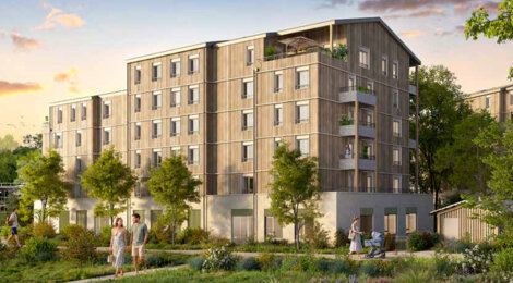 Programme immobilier neuf CONVIVANCE - Tours résidence neuve aux 2 Lions (37000) - Référence : 17815