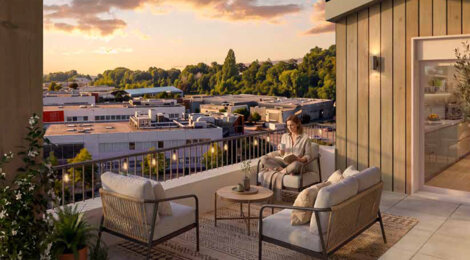 Programme immobilier neuf CONVIVANCE - Tours résidence neuve aux 2 Lions (37000) - Référence : 17815