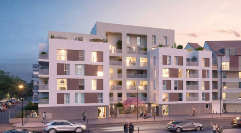 Programme immobilier neuf FOCUS - Trappes : Appartements T2–T5 avec toits végétalisés, terrasses et parkings au cœur des commerces (78190) - Référence : 14196