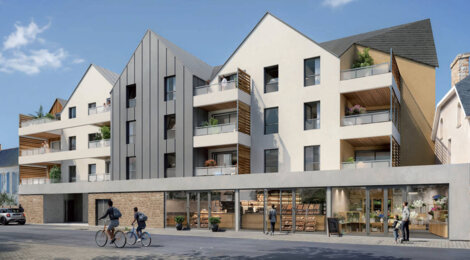 Programme immobilier neuf AN AVEL - Trégastel en coeur de ville proche ligne de bus E (22730) - Référence : 14662