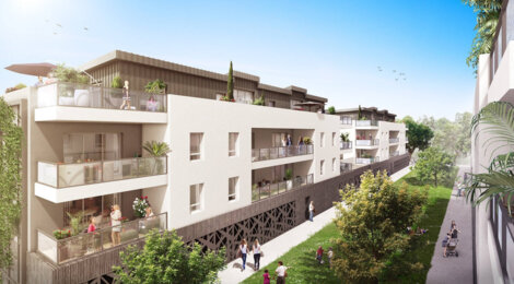 Programme immobilier neuf Allumière - Trelazé : Appartements T2–T3 avec terrasses, parking sécurisé et proximité centre-ville (49800) - Référence : 14776