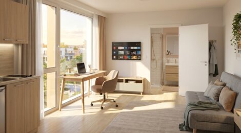 Programme immobilier neuf My Campus Anjou - Trélazé résidence étudiante à proximité des grandes écoles (49800) - Référence : 15636