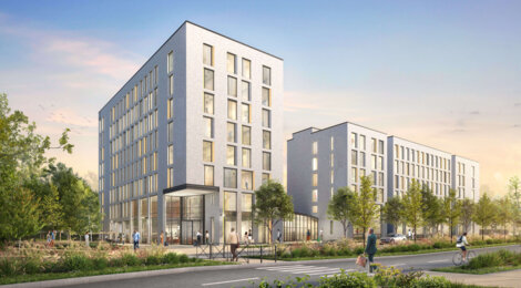 Programme immobilier neuf Convergence - Tremblay-en-France, résidence hôtelière LMNP proche aéroport Paris Charles-de-Gaulle (93290) - Référence : 15965