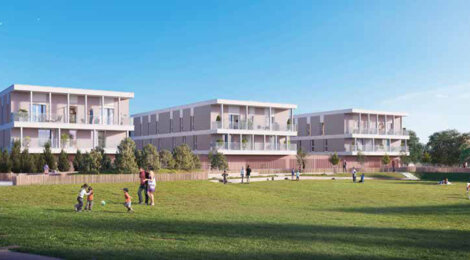 Programme immobilier neuf Trilogie - Trignac : Appartements T2–T4 avec terrasses, jardins privatifs et proximité quartier Océane Acacias (44570) - Référence : 7134