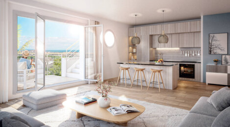 Programme immobilier neuf VILLA PANORAMA - Trouville-sur-Mer à deux pas  centre-ville et presqu’île de Deauville (14360) - Référence : 14526