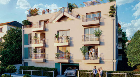 Programme immobilier neuf VILLA PANORAMA - Trouville-sur-Mer à deux pas  centre-ville et presqu’île de Deauville (14360) - Référence : 14526