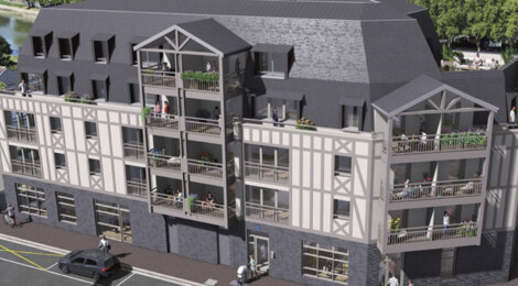 Programme immobilier neuf Le Halage - Trouville sur Mer appartements lumineux à quelques minutes de la plage (14360) - Référence : 17521