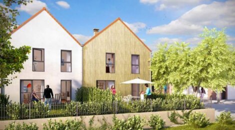 Programme immobilier neuf Le Domaine d'Antoine - Troyes : 25 maisons T3–T4 avec jardins et parking sous-sol près du centre-ville (10000) - Référence : 12415