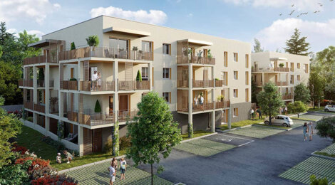 Programme immobilier neuf LES ROBINSONS - Tullins à quelques kilomètres du parc naturel du Vercors (38210) - Référence : 15443