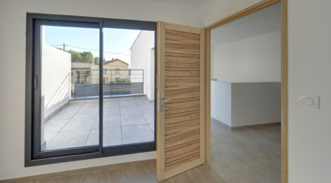 Programme immobilier neuf les arcades du rezil - Uchaud : 3 maisons neuves T4 en duplex proches de la Mairie (30620) - Référence : 11679