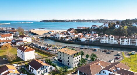 Programme immobilier neuf Lohitzalde - Urrugne : appartements neufs du 2 au 4 pièces en quartier Socoa (64122) - Référence : 16927
