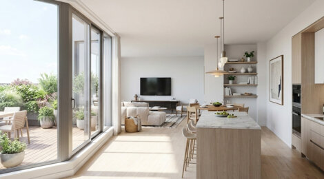 Programme immobilier neuf L Ecrin - Vaires-sur-Marne résidence verdoyante proche gare de Vaires - Torcy (77360) - Référence : 17717