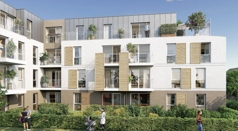Programme immobilier neuf L Ecrin - Vaires-sur-Marne résidence verdoyante proche gare de Vaires - Torcy (77360) - Référence : 17717