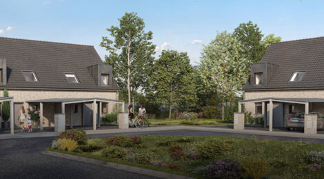 Programme immobilier neuf LES JARDINS DU FAUBOURG - Valenciennes : appartements et maisons neuves du 2 au 5 pièces en quartier calme (59300) - Référence : 15074