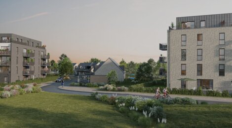 Programme immobilier neuf LES JARDINS DU FAUBOURG - Valenciennes : appartements et maisons neuves du 2 au 5 pièces en quartier calme (59300) - Référence : 15074